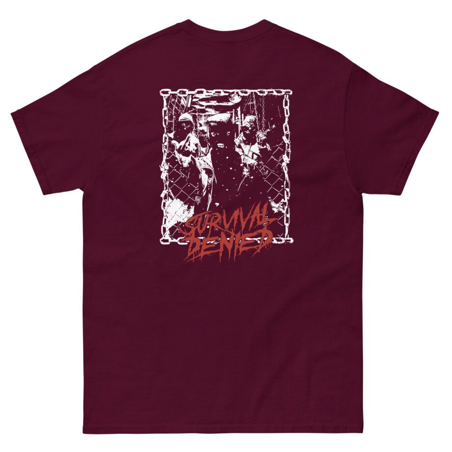 et the Shot Survival Denied Black & White Unisex classic tee