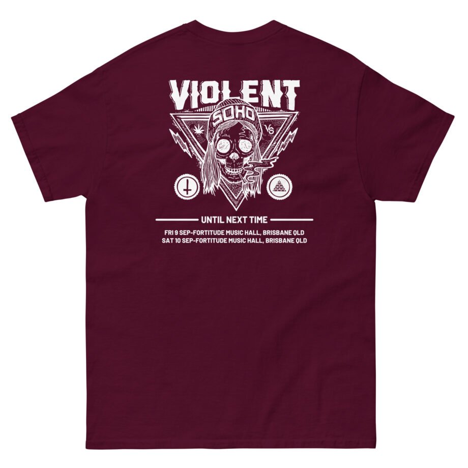 Violent Soho Until Next Time Blazin' Skull Unisex classic tee