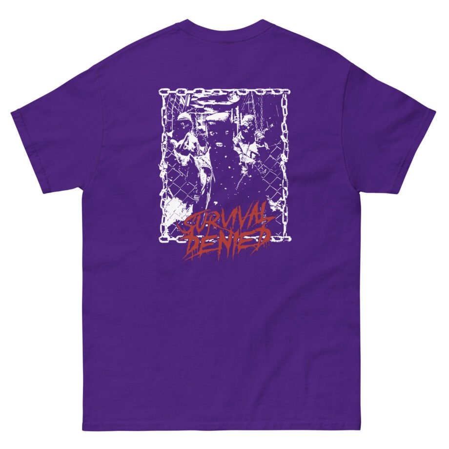 et the Shot Survival Denied Black & White Unisex classic tee