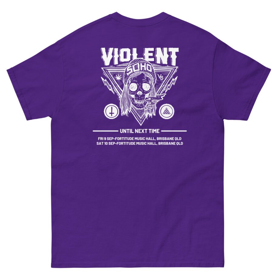 Violent Soho Until Next Time Blazin' Skull Unisex classic tee