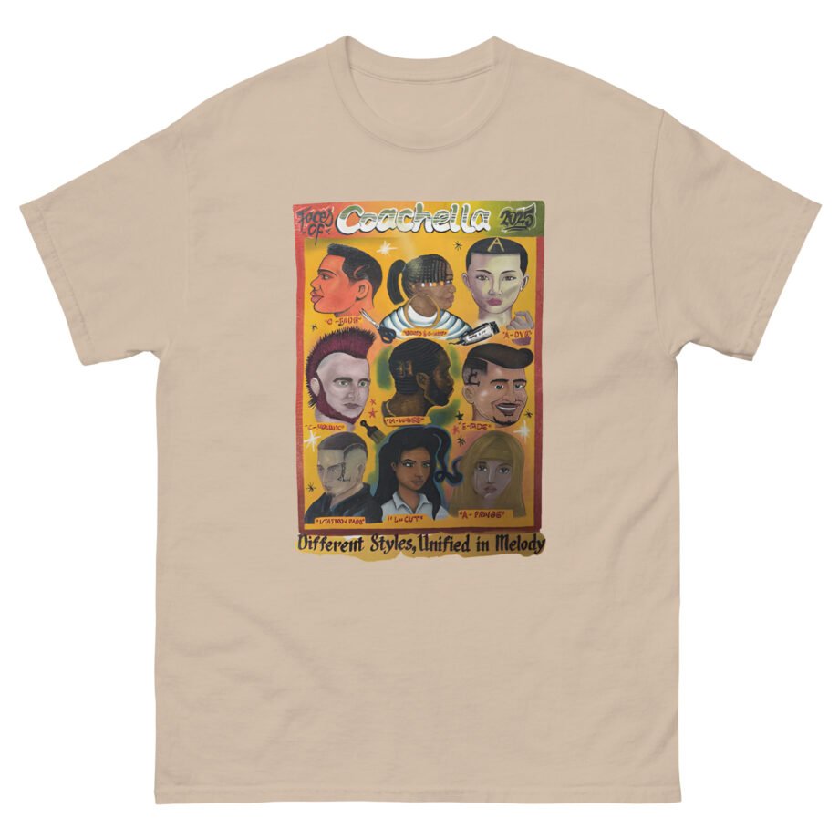 Coachella Jordan Bentley x Coachella Hair Unisex classic tee