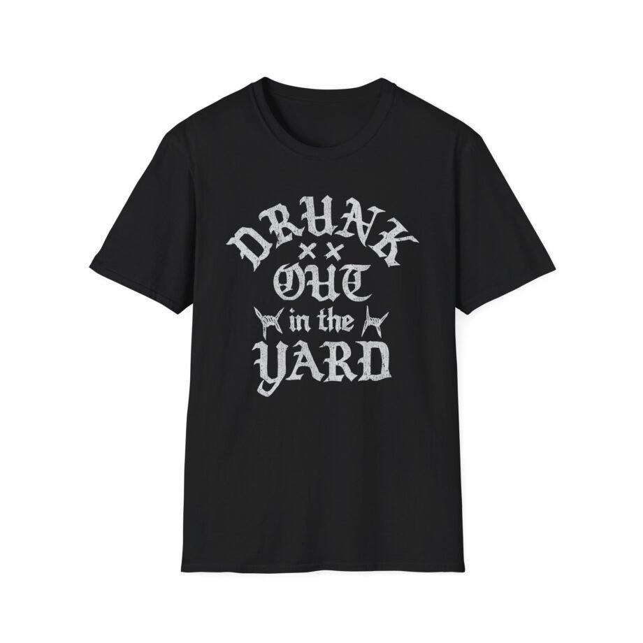 Hardy Drunk Out in the Yard Unisex Softstyle T-shirt