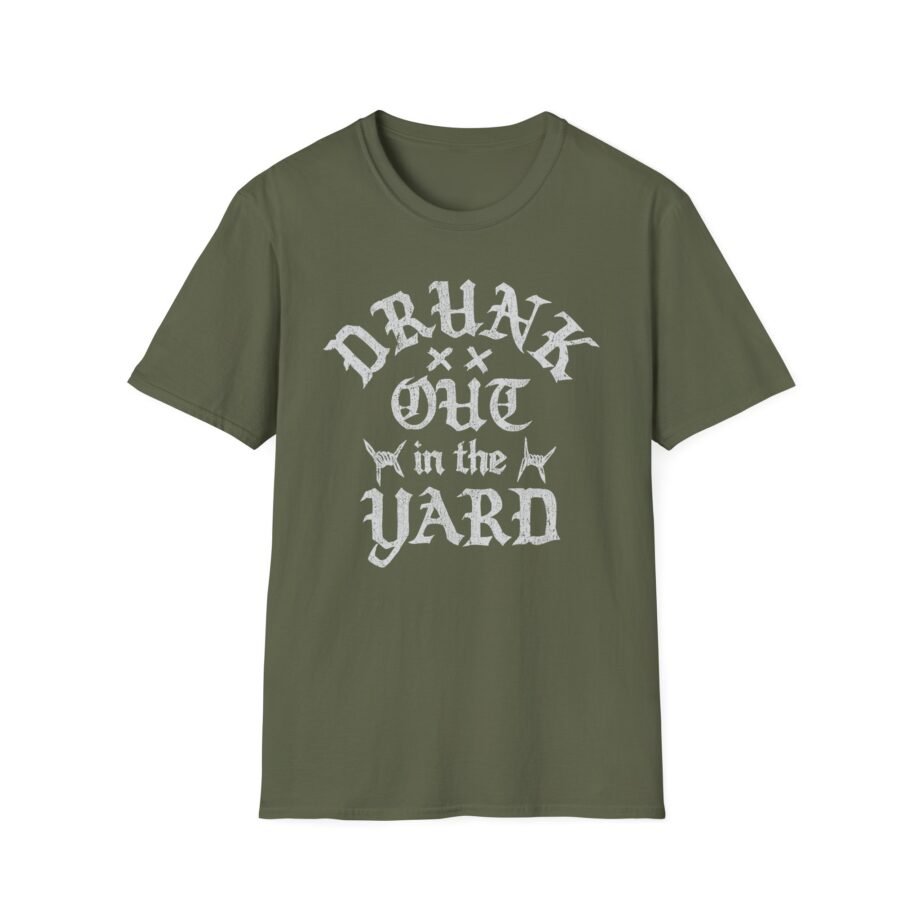 Hardy Drunk Out in the Yard Unisex Softstyle T-shirt