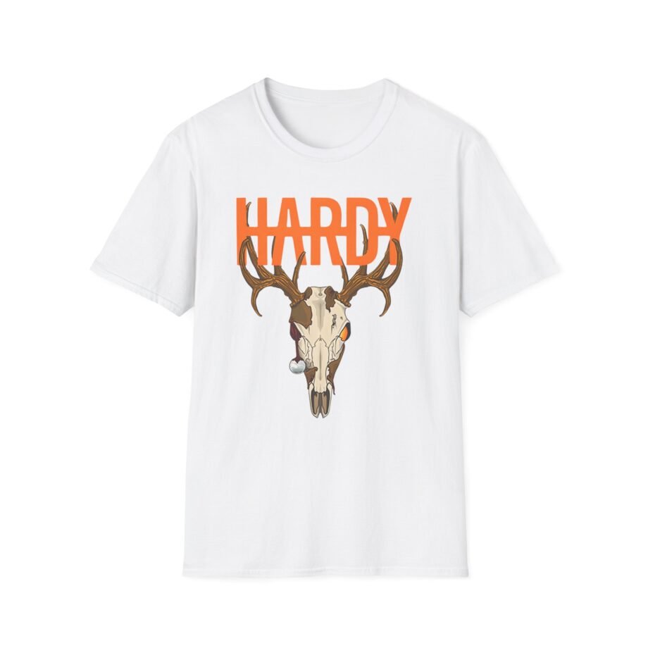 Hardy Deer Skull Unisex Softstyle T-shirt