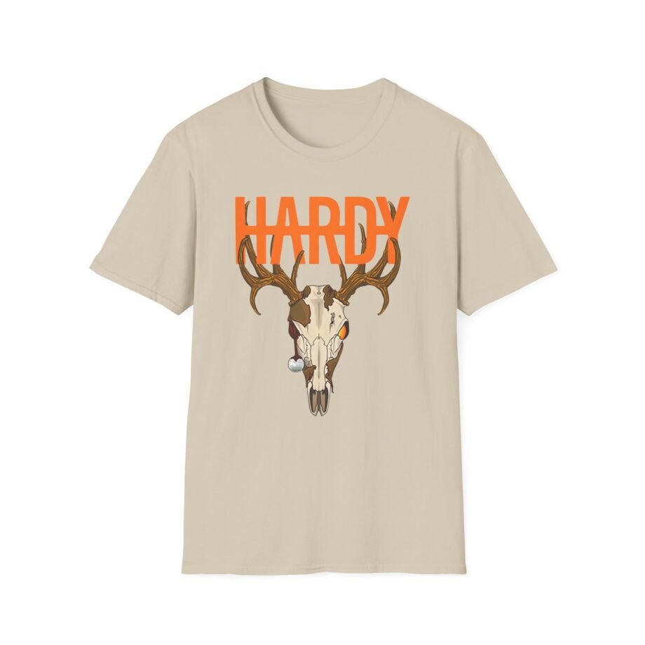Hardy Deer Skull Unisex Softstyle T-shirt