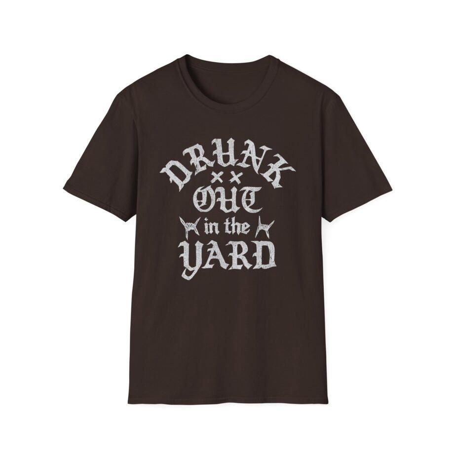 Hardy Drunk Out in the Yard Unisex Softstyle T-shirt