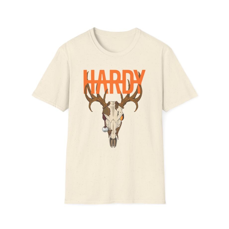 Hardy Deer Skull Unisex Softstyle T-shirt
