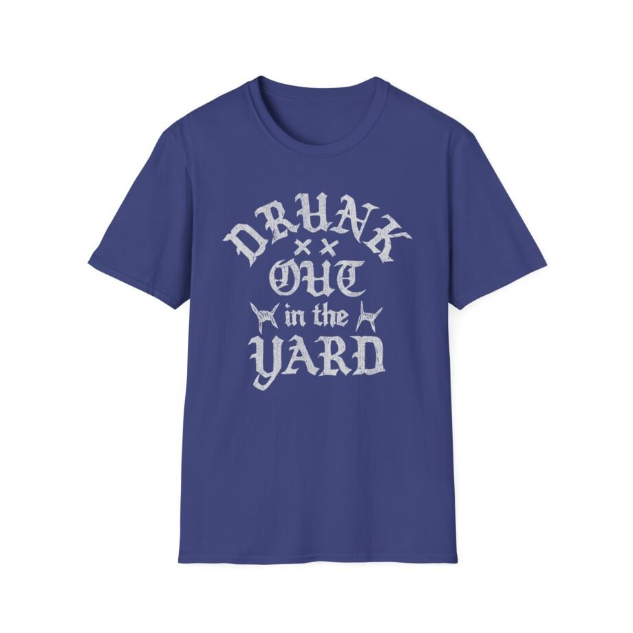 Hardy Drunk Out in the Yard Unisex Softstyle T-shirt