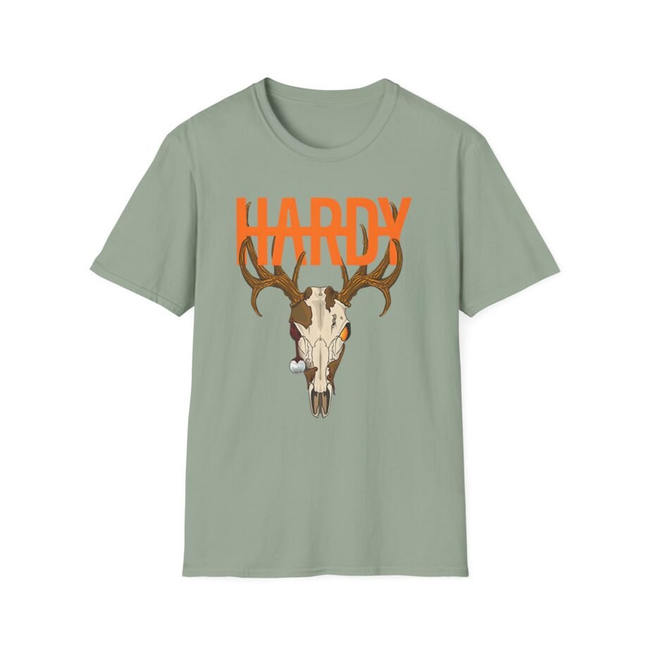 Hardy Deer Skull Unisex Softstyle T-shirt
