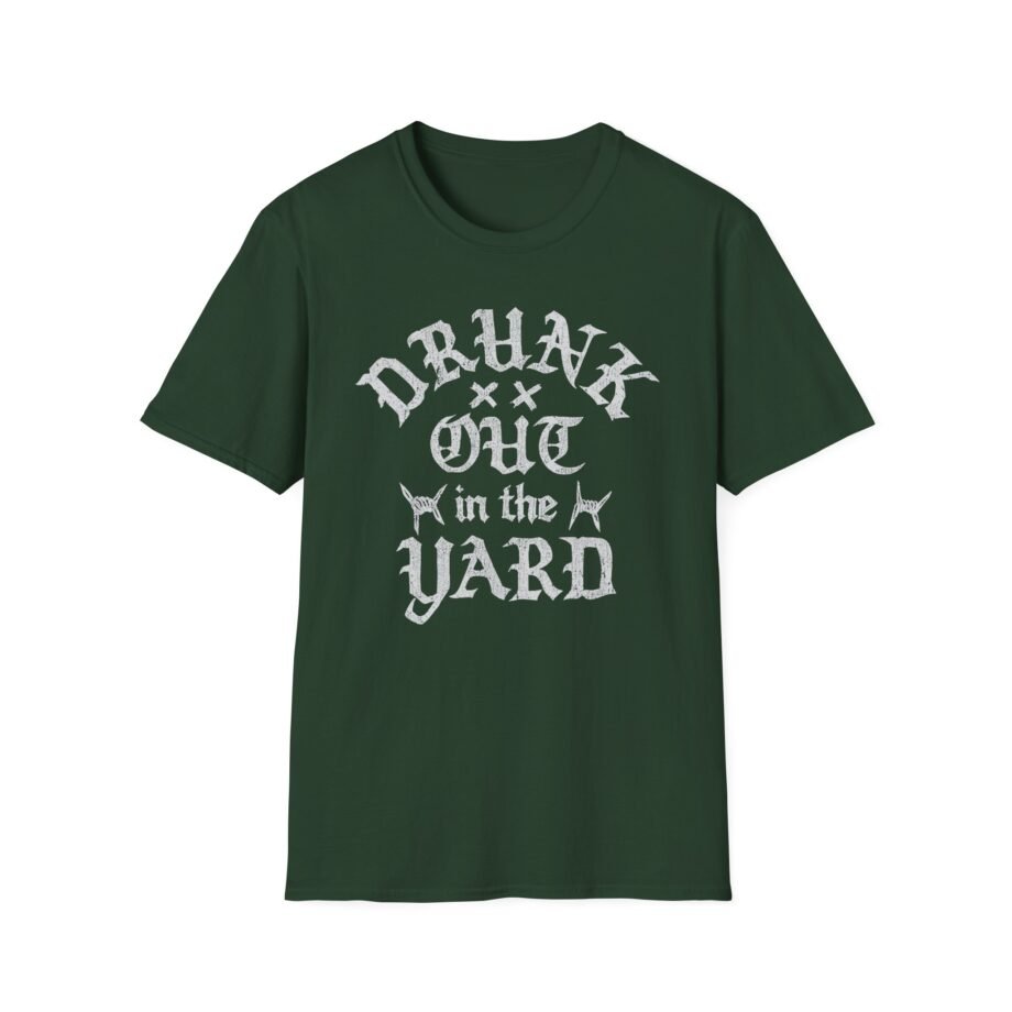 Hardy Drunk Out in the Yard Unisex Softstyle T-shirt