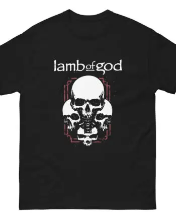 Lamb of God 4 Skulls Unisex classic tee