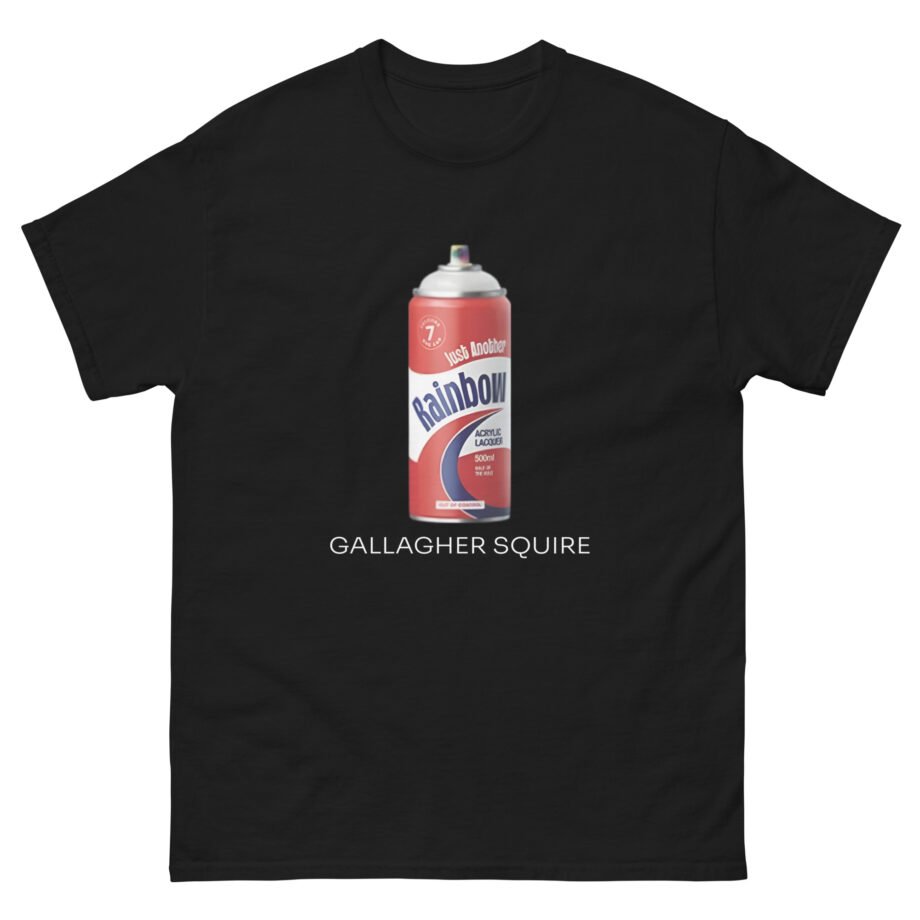 Liam Gallagher Just Another Rainbow Spray Can Unisex classic tee
