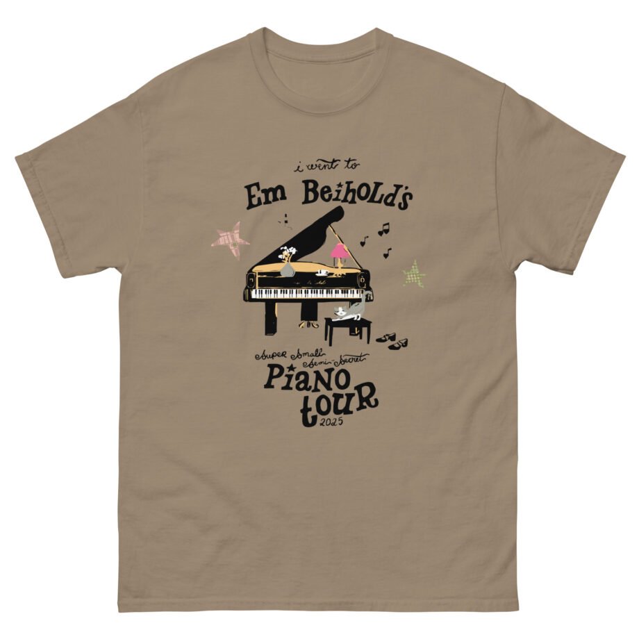 Em Beihold Piano Tour Unisex classic tee
