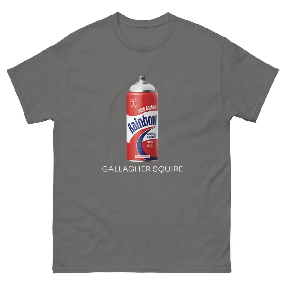 Liam Gallagher Just Another Rainbow Spray Can Unisex classic tee
