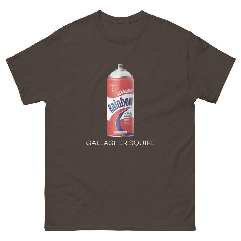 Liam Gallagher Just Another Rainbow Spray Can Unisex classic tee