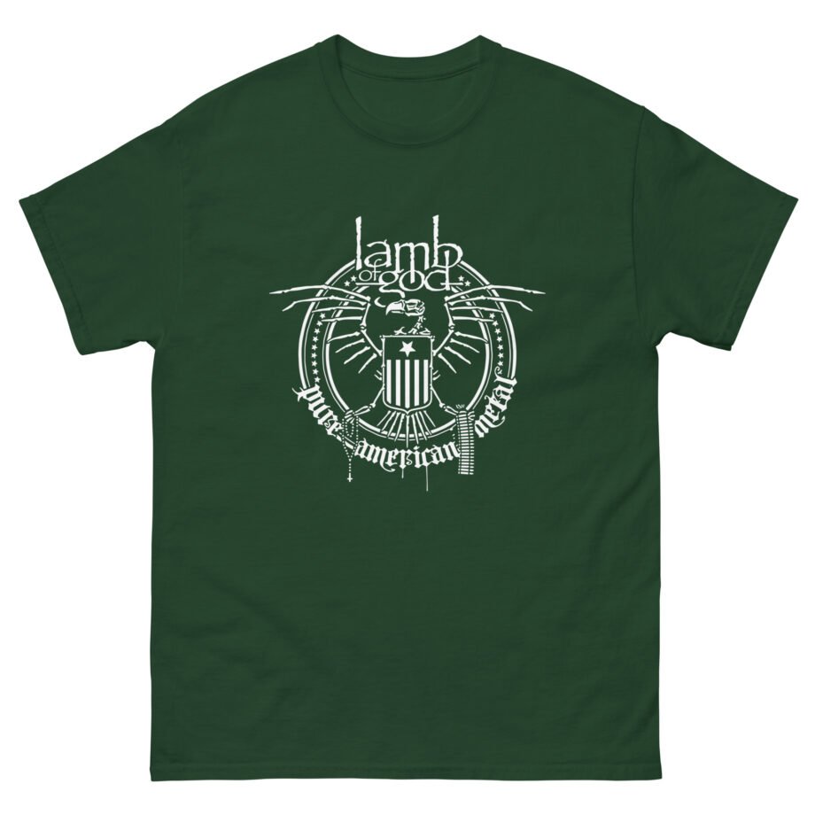 Lamb of God Skeleton Eagle Unisex classic tee