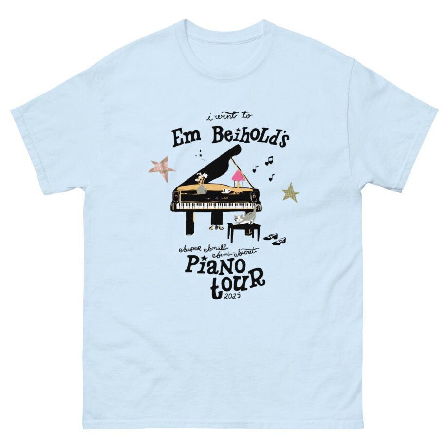 Em Beihold Piano Tour Unisex classic tee