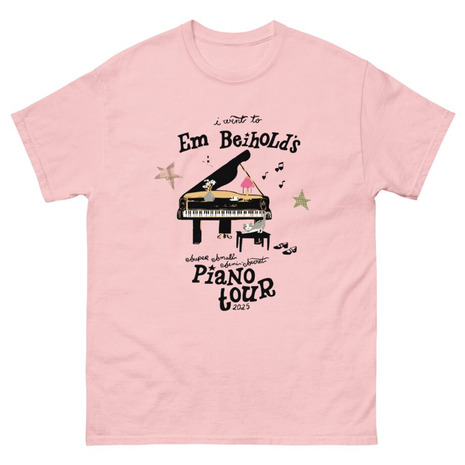 Em Beihold Piano Tour Unisex classic tee