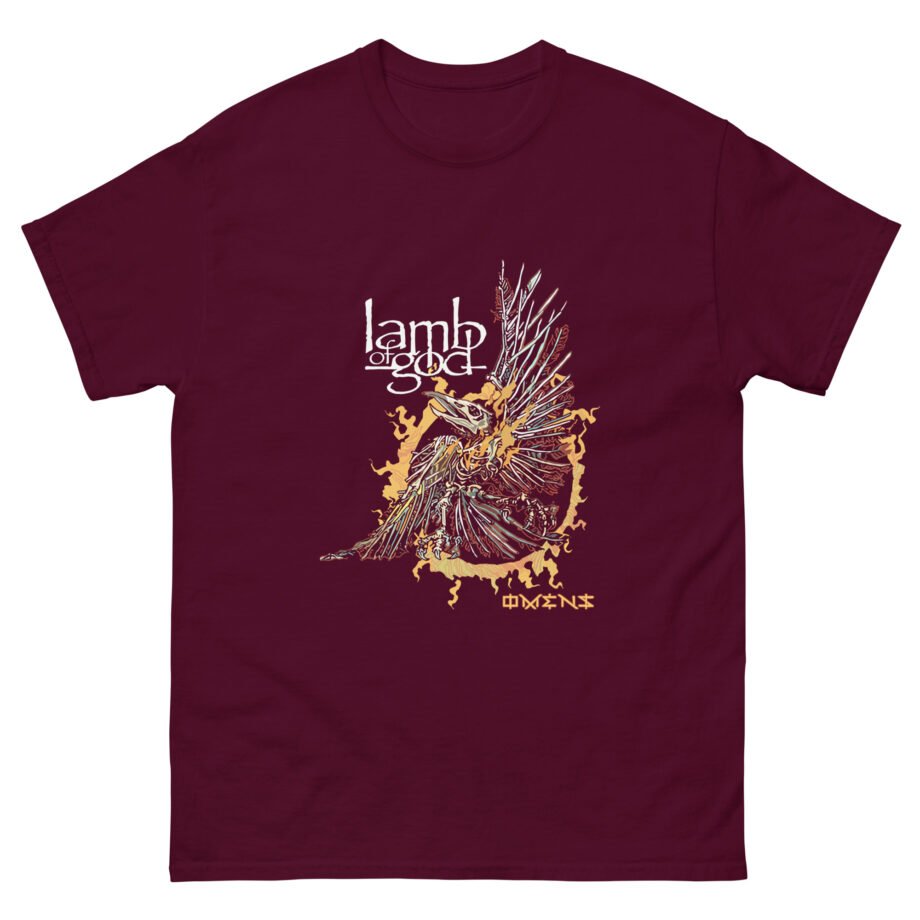 Lamb of God Omens Skeleton Eagle Unisex classic tee