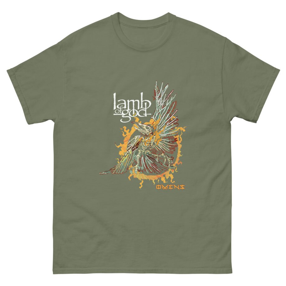 Lamb of God Omens Skeleton Eagle Unisex classic tee