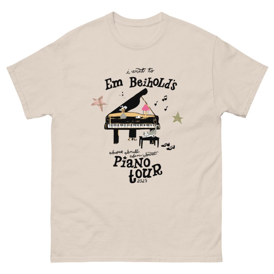 Em Beihold Piano Tour Unisex classic tee