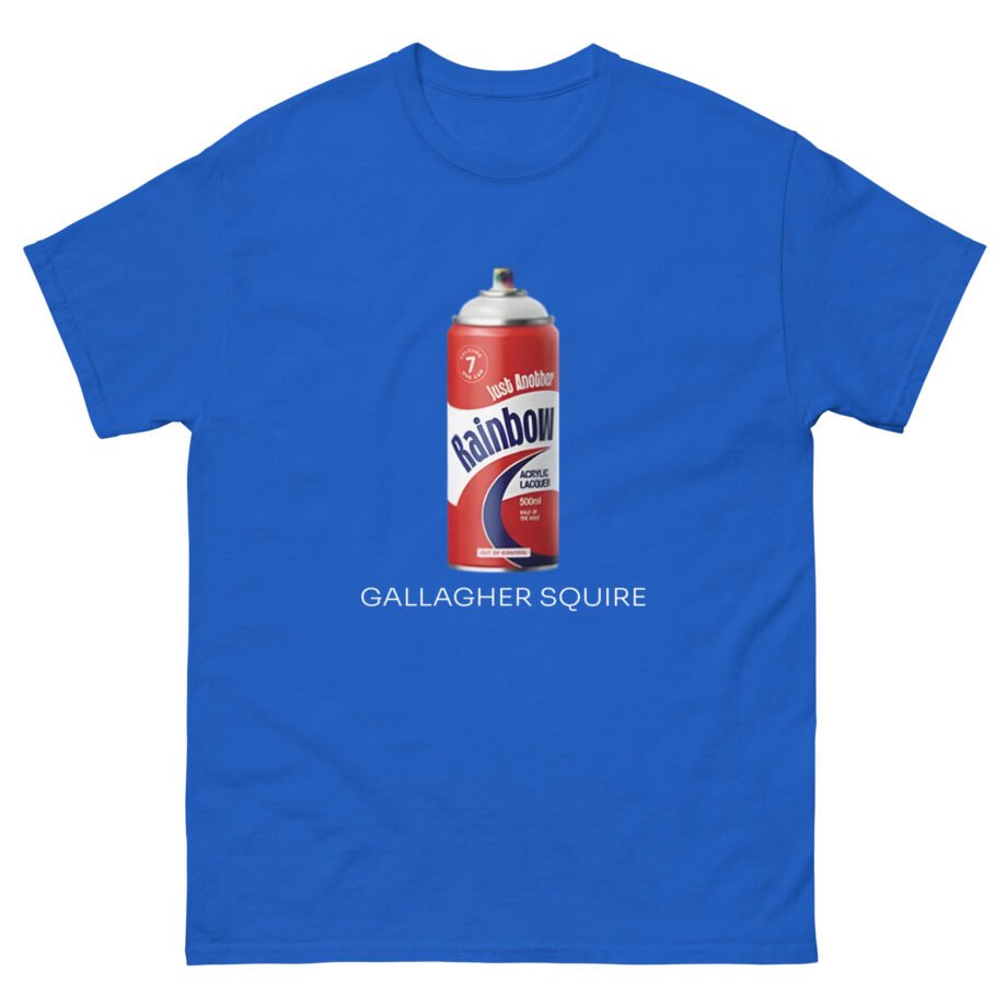 Liam Gallagher Just Another Rainbow Spray Can Unisex classic tee
