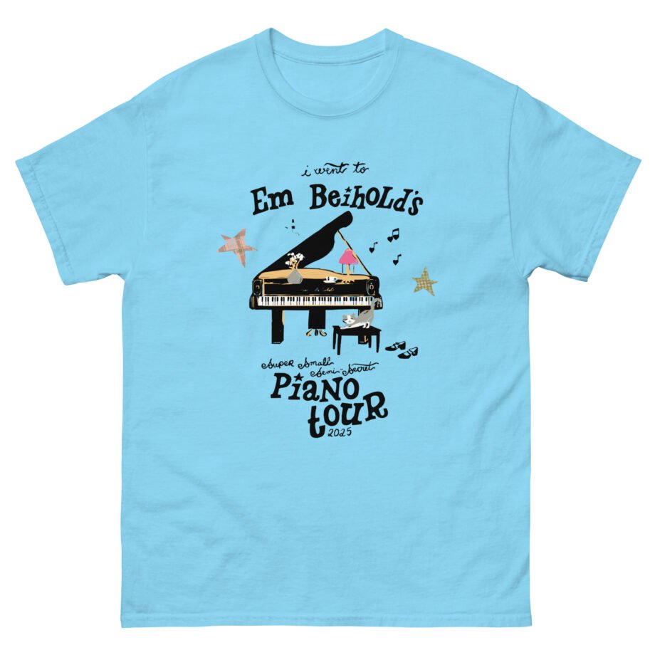 Em Beihold Piano Tour Unisex classic tee