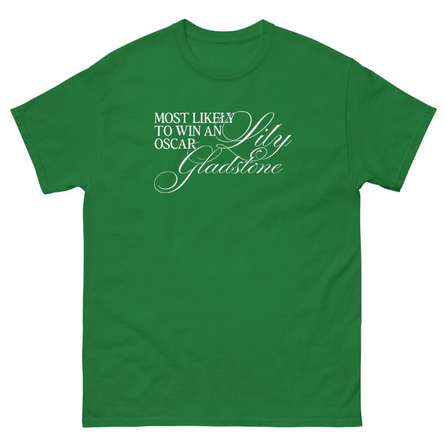 Lily Gladstone Most Likely to Win an Oscar Unisex classic tee