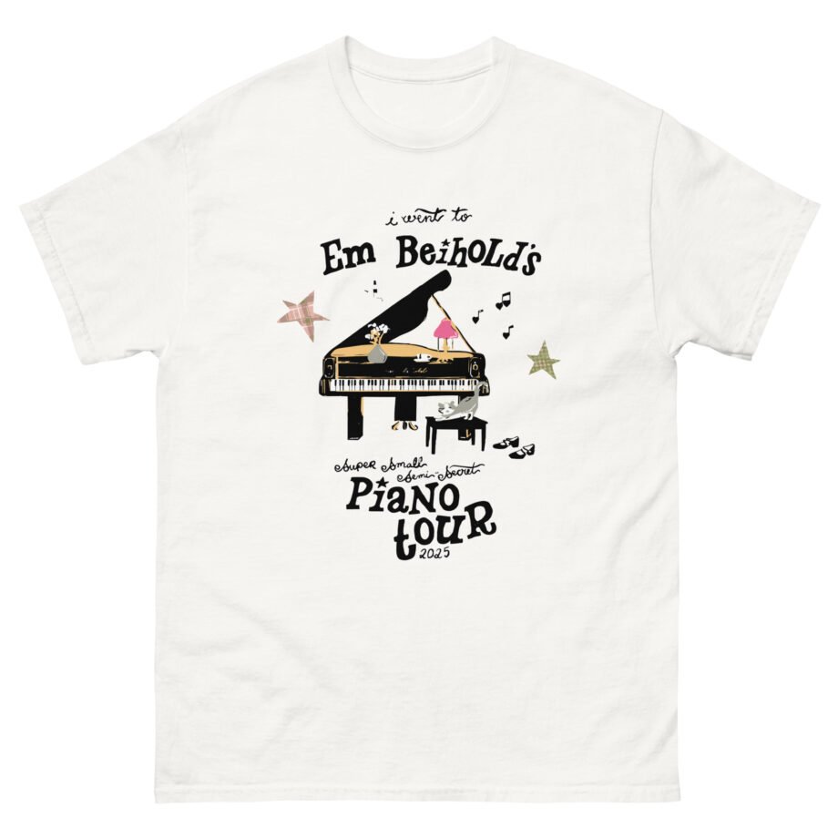 Em Beihold Piano Tour Unisex classic tee