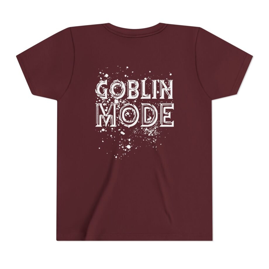 Nekrogoblikon Goblin Mode Raglan Youth Short Sleeve Tee